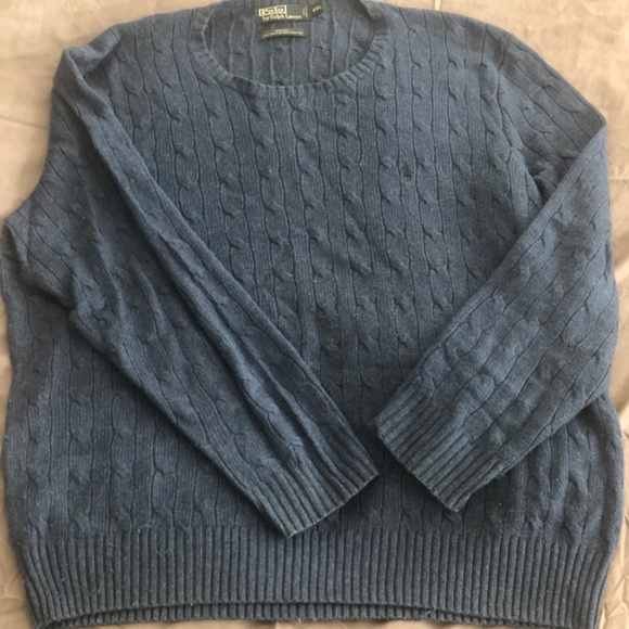 Ralph Lauren silk kable  knit sweater XXL - Picture 2 of 9